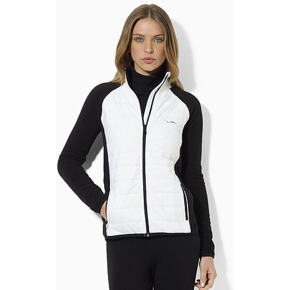 Lauren Ralph Lauren  Womans Jacket Black & White Jacket sz M Super Nice NWOT - Picture 2 of 8